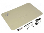Protective bench kit | ESD | 400x600mm | Thk: 2mm | beige | 1M&Omega;/km