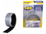 Tape: fixing | W: 25mm | L: 0.5m | double-sided | black