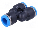 Push-in fitting | straight,Y-Yap spliYYer | -0.95&divide;6bar | Mat: PBT