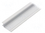 Profiles for LED modules | white | L: 1m | WALLE12 | aluminium