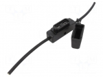 Fuse holder | 29mm | 60A | Leads: cables | 32V