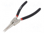 Pliers | for circlip | external | Pliers len: 200mm | straight