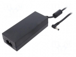 Power supply: switching | 48VDC | 2.1A | Out: 5,5/2,5 | 100W | 90&divide;264VAC