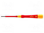 Screwdriver: insulated | precision | slot | SL 3 | Blade length: 65mm