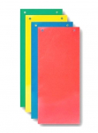 Sadalītāji reģistram SMILTAINIS, 115x230mm, zili, 100 gab.