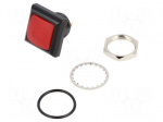 Switch: push-button | Pos: 2 | SPST-NC | 0.5A/48VAC | 0.2A/50VDC | IP67