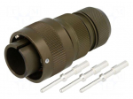 Connector: military | plug | male | PIN: 3 | VG95234 | 41A | straight