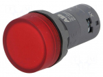 Control lamp | 22mm | CL2 | Illumin: LED | &Oslash;22mm | IP66,IP67,IP69K | red