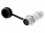 Connector: circular | plug | female | PIN: 5 | IP67 | SF12 | 4&divide;6.5mm | 5A