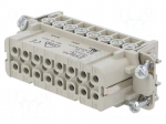 Connector: HDC | contact insert | female | EPIC H-A | PIN: 16 | 16A | 250V