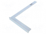 Try square | 300x175mm | with foot | Plating: zinc