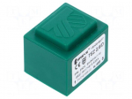 Transformer: encapsulated | 2.6VA | 230VAC | 6V | 433mA | PCB | IP00 | TEZ