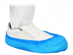 Cleanroom acces: protective cover shoes | 2000pcs | blue | Thk: 40um
