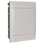LEGRAND 2X12M FLUSH CABINET WHITE DOOR E+N TERMINAL BLOCK FOR MASONRY WALL