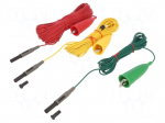 Test leads | red,green,yellow