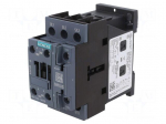 Contactor: 3-pole | NO x3 | Auxiliary contacts: NO + NC | 110VAC | 12A