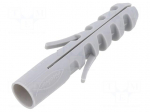 Plastic anchor | without screw | 12x60 | S | 25pcs | 12mm