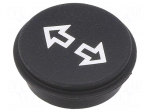 Button | round | &Oslash;21mm | black | 09