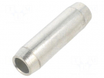 Tip: butt splice | non-insulated | copper | 120mm2 | tinned | crimped