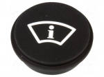 Button | round | &Oslash;21mm | black | 09