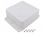 Enclosure: multipurpose | X: 140mm | Y: 141mm | Z: 62mm | 1555F | grey