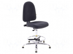 Chair | ESD | Seat dim: 430x455mm | Back dim: 500x440mm | 610&divide;870mm