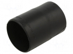 Heat shrink boot | glueless,straight | 25.4mm | L: 66.8mm | black