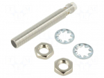 Sensor: inductive | OUT: PNP / NO | 0&divide;4mm | 10&divide;30VDC | M8 | IP68 | brass