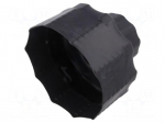 Heat shrink boot | 140/76mm | black | Diam.after shrinking: 35/35mm