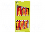 Screwdriver: insulated-set | insulated | Pozidriv&reg;,slot | 6pcs.