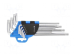 Wrench: Torx&reg;-set | with protection | Chrom-vanadium steel | long