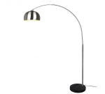 Trio Argentina stāvlampa E27 brushed steel  411700107 4017807575231