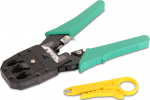 Crimping tool for RJ45 connectors CAT5E, CAT6, CAT6A, CAT7