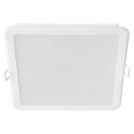 59467 MESON 165mm kvadrātveida &Oslash;150mmx150mm  16.5W 1750lm 3000K balts iebūvējams gaismeklis 8720169174047 8718696173688