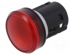 Control lamp | 22mm | 45 | &Oslash;22.3mm | IP66,IP67,IP69K | red | Kind: flat