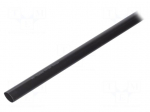 Heat shrink sleeve | glued | 25mm | L: 1m | black | Temp: -25&divide;125&deg;C