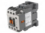 Contactor: 3-pole | NO x3 | Auxiliary contacts: NO + NC | 110VAC | 18A