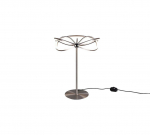 TRIO-Lighting Charivari LED table lamp brushed steel gaismeklis