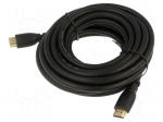 Cable | HDMI plug,both sides | PVC | HDMI 2.1 | Len: 5m | black | 26AWG