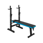 Spordiks ja aktiivseks puhkuseks // Spordikaubad ja varustus // Ławka treningowa prosta regulowana ze stojakami REBEL ACTIVE