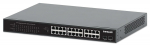Intellinet 24-Port Gigabit Ethernet PoE+ Switch with 2 SFP Ports IEEE 802.3at/af (PoE+/PoE) Compliant, PoE Power Budget of 370 W, Two 1G SFP Open Slots, 19" Rackmount