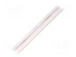 NEON LED tape | white warm | 2835 | LED/m: 120 | 4mm | IP65 | 5W/m | 24VDC