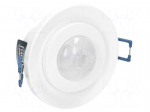 Motion sensor | ceiling | 230VAC | IP20 | 6m | Range: 10s&divide;15min | 360&deg;