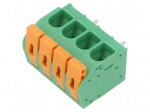 Connector: PCB terminal block | terminal | 27A | 600V | angled 90&deg;