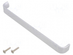 Holder | aluminium | natural | H: 30mm | L: 264mm | W: 25mm | handle