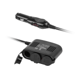 Auto- ja mootorrattatooted, elektroonika, navigatsioon, CB raadio // Auto elektroonikakomponendid : Installatsioonikaablid : Kaitsealused : &Uuml;hendused // Rozgałęziacz gniazda zapalniczki x3 z gniazdem zapalniczki master