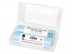 Patareid, akud, toiteplokid ja adapterid // AA, AAA ja muud suurused patareid, laadijad &ndash; saadaval tellimiseks // 85-599# Akumulator 18650 li-ion lg 3200mah 10a 3,6v + box 2 szt