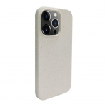 Back panel cover iLike Apple iPhone 14 Pro Silicone plastic case Eco Print Design White