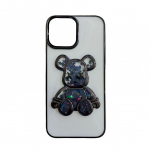 Back panel cover iLike Apple iPhone 13 Silicone Case Print Desire Bear Black