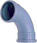PPHT Elbow Dn50 88gr. Grey, Double Socket